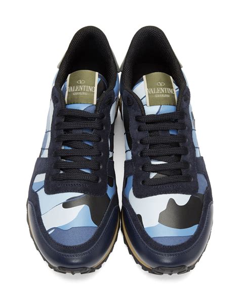 valentino camo shoes replica|valentino garavani rockrunner sneakers.